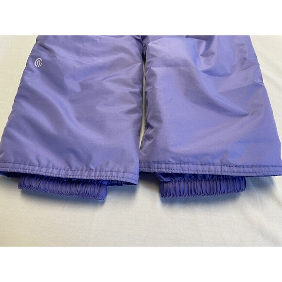 Champion Purple Ski Snowboard Insulated Pants Girls Size XS 4-5 Pockets Preowned - Picture 6 of 12